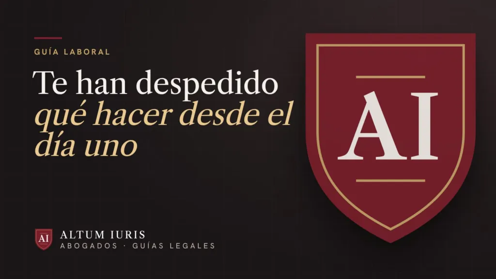 Qué hacer si te despiden: pasos legales de las primeras horas y días